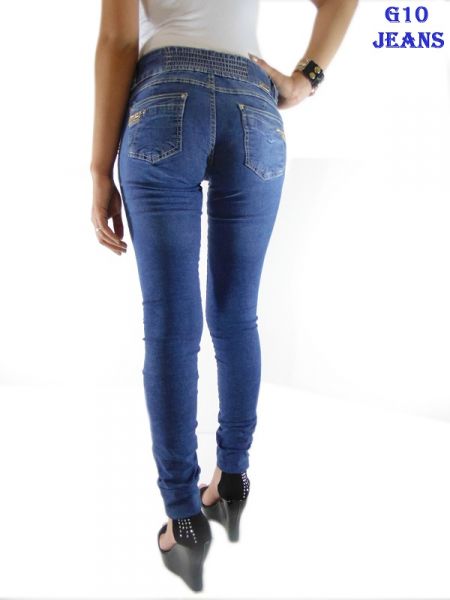 Calça f. tam:42, jeans sawary jegging levanta bumbum.Ref:044