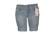 Bermuda feminina tam:38, jeans Pisom Ref:023