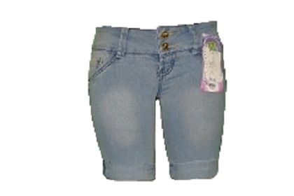 Bermuda feminina tam:38, jeans Pisom Ref:023
